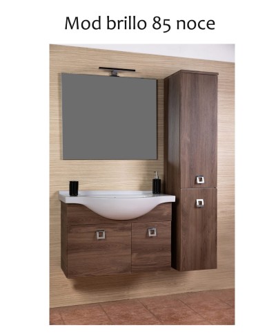 Ferramenta1.com | Mobile bagno brillo 85 sosp. noce - PZ 1