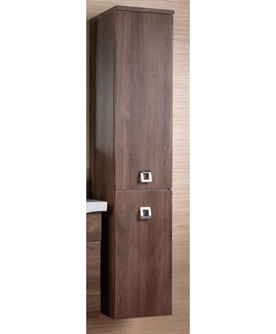 Ferramenta1.com | Colonna bagno brillo 2 ante sosp. 145 noce - PZ 1