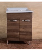 Ferramenta1.com | Lavatoio antonella 60x50 cm con sifone noce - PZ 1