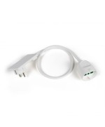 Ferramenta1.com | Fme 92.032 prolunga salvasp schuko presa bip clock bco - PZ 1