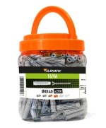 Ferramenta1.com | Elematic barattolo 200 tasselli t6 d 8x40 con vite - PZ 1
