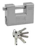 Ferramenta1.com | Wally 300-84s lucchetto monoblocco 84 mm - PZ 6