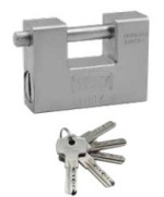 Ferramenta1.com | Wally 300-94s lucchetto monoblocco 94 mm - PZ 6