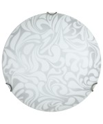 Ferramenta1.com | Plafoniera daniel 30 1xe27 lastra bianco sabbiato - PZ 4