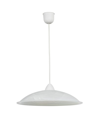 Ferramenta1.com | Lampada sosp duna 40 1xe27 alabastro bianco - PZ 1