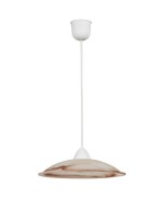 Ferramenta1.com | Lampada sosp duna 30 1xe27 alabastro tabacco - PZ 1