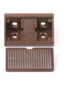 Ferramenta1.com | Giunzione angolare in plastica marrone - PZ 100