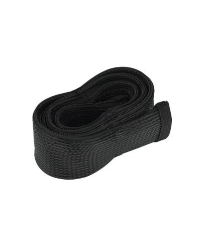 Ferramenta1.com | Guaina raccoglicavo con zip d 25mmx1,5m nero - PZ 1
