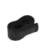 Ferramenta1.com | Guaina raccoglicavo con zip d 25mmx1,5m nero - PZ 1