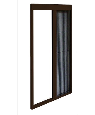 Ferramenta1.com | Zanzariera irs opera pliss 120x240 cm orizz marrone - PZ 1