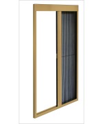 Ferramenta1.com | Zanzariera irs opera pliss 120x240 cm orizz bronzo - PZ 1