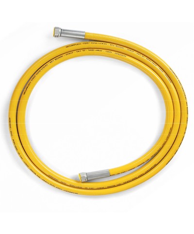 Ferramenta1.com | Tubo flessibile gas 300 cm f.f.1/2 uni15266 giallo - PZ 1