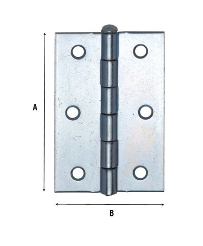 Ferramenta1.com | Cerniera perno sfilabile 840 aldeghi 2.3/4 50,0x70 - PZ 24