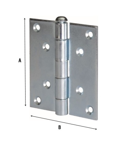 Ferramenta1.com | Cerniera perno sfil aldeghi acc zin pesan 101x101 - PZ 10