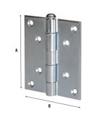 Ferramenta1.com | Cerniera perno sfil aldeghi acc zin pesan 101x101 - PZ 10