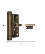 Ferramenta1.com | Molla chiudiporta triumph n.4 14,8x33 cm - PZ 2