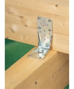 Ferramenta1.com | Piastra 764/cr angolare rinforzata 65x88x 95 mm - PZ 10