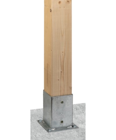 Ferramenta1.com | Supporto pilastro a pavimento art.799zf  70x 70 mm - PZ 1
