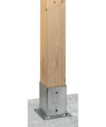 Ferramenta1.com | Supporto pilastro a pavimento art.799zf  80x 80 mm - PZ 1