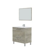 Ferramenta1.com | Kit mobile bagno urban anta+cass 80 alaska s/lavabo - PZ 1