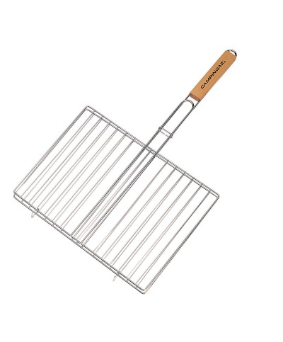 Ferramenta1.com | Graticola doppia s/piedi barbecue 40x29 camping - PZ 1