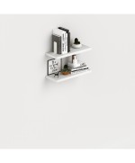 Ferramenta1.com | Laundry coppia mensole 60x23 cm bianco frass - CF 1