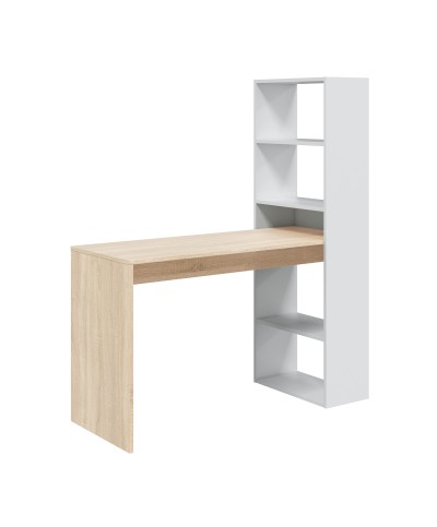 Ferramenta1.com | Kit scrivania duplo c/libreria 120x53x144 bia art rov - PZ 1