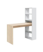 Ferramenta1.com | Kit scrivania duplo c/libreria 120x53x144 bia art rov - PZ 1