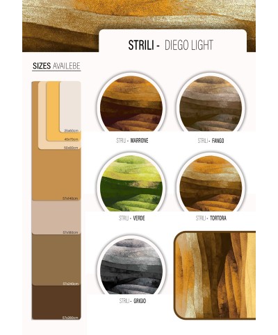 Ferramenta1.com | Tappeto cucina strili 25x 60 cm assortito - PZ 20