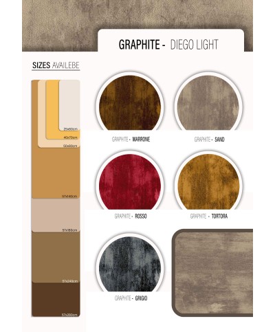 Ferramenta1.com | Tappeto cucina graphite 57x240 cm assortito - PZ 10