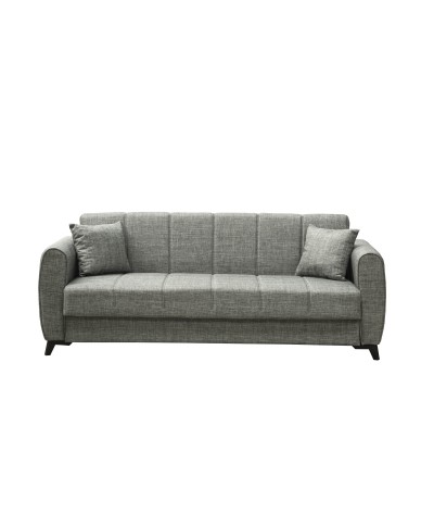 Ferramenta1.com | Divano prontoletto 3p delhi mina 14 grigio chiaro - PZ 1