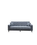 Ferramenta1.com | Divano prontoletto 3p melisa vell.79-003 grigio - PZ 1