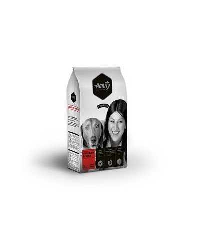 Ferramenta1.com | Cibo cane amity  3 kg adult chicken  rice - PZ 4