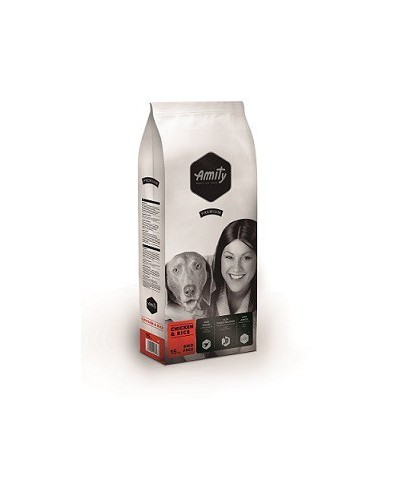 Ferramenta1.com | Cibo cane amity 15 kg adult chicken  rice - PZ 1