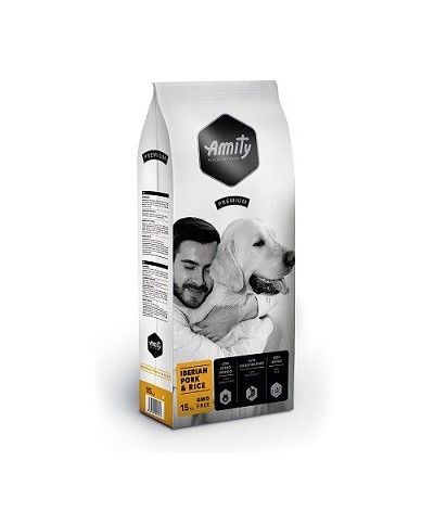 Ferramenta1.com | Cibo cane amity 15 kg adult iberian pork  rice - PZ 1