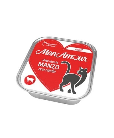 Ferramenta1.com | Cibo gatto monamour 100 g manzo e vitello - PZ 34