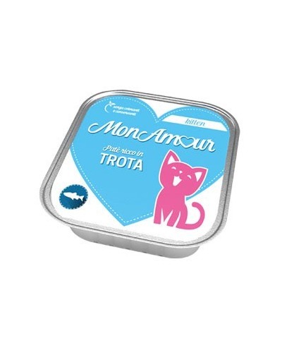 Ferramenta1.com | Cibo gatto monamour 100 g kitten pate trota new - PZ 34
