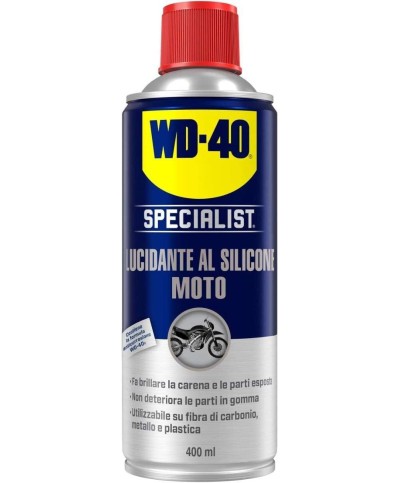 Ferramenta1.com | Wd-40 specialist moto lucidante al silicone 400 ml - PZ 1