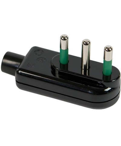 Ferramenta1.com | Fme 80.041 spina ribassata 16a 2p+t nero - PZ 1