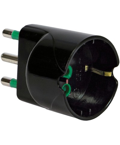 Ferramenta1.com | Fme 82.611 adattatore 16a 2p+t schuko garanti nero - PZ 50