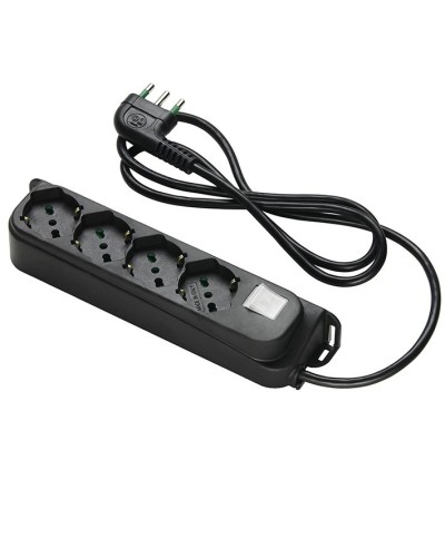 Ferramenta1.com | Fme 47.421 multipresa 4p bip/sc+int nero - PZ 1