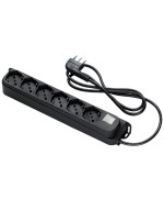 Ferramenta1.com | Fme 47.431 multipresa 6p bip/sc+int nero - PZ 1