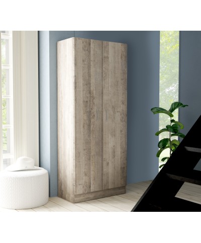 Ferramenta1.com | Kit armadio 2 ante 71x51,5xh181 cm rovere pl. - PZ 1