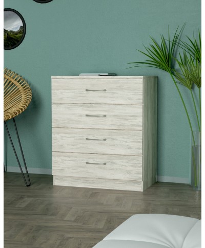 Ferramenta1.com | Kit cassettone 4c 70x40xh72 cm bianco ges. - PZ 1