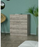 Ferramenta1.com | Kit cassettone 4c 70x40xh72 cm rovere pl. - PZ 1