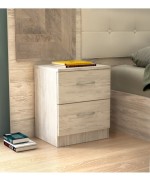 Ferramenta1.com | Kit comodino 2c. 45x34xh47 cm bianco ges. - PZ 1