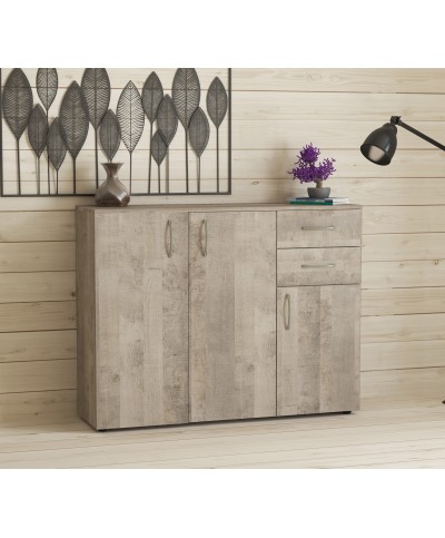 Ferramenta1.com | Kit mobile 3a+2c 106x36x83 cm rovere pl. - PZ 1