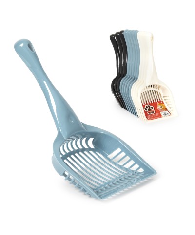 Ferramenta1.com | Paletta per lettiera bianco/azzurro/antracite - PZ 12