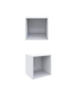 Ferramenta1.com | Cubo 35x35x29 cm bianco - PZ 1