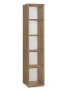 Ferramenta1.com | Ufficio double colonna giorno 182x39 noce stelvio - PZ 1